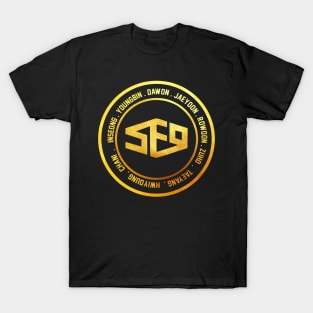 SF9 Logo Gold T-Shirt